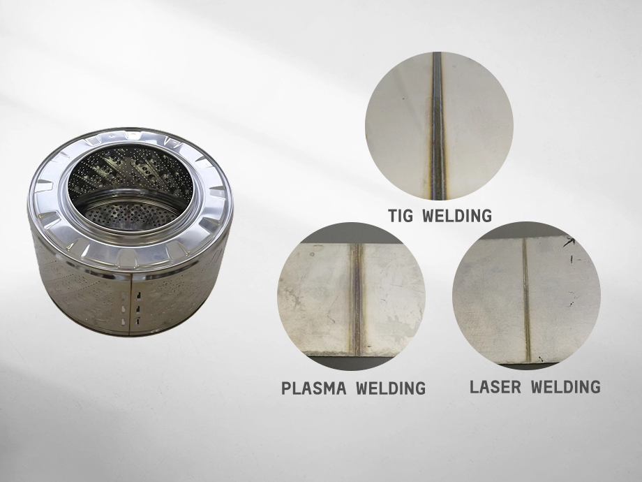 Soudage TIG, soudage au plasma ou soudage au laser pour les tambours intérieurs de la machine à laver?