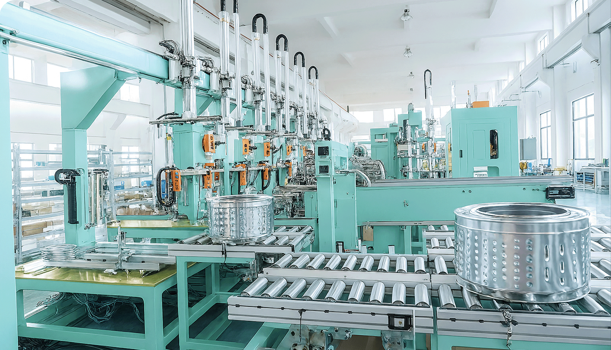 Ligne de montage de la machine à laver